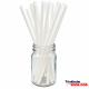 3.300 (11x300 St.) PLA FREIE & hitzebeständige JUMBO Trinkhalme - 250x7 mm - naturweiß