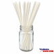 5.000 (10x500 St.) PLA FREIE & hitzebeständige LONGDRINK Trinkhalme - 250x6 mm - naturweiß