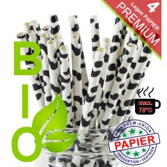 3.250 (13x250 St.) 4 lagige PAPIER JUMBO Trinkhalme -...