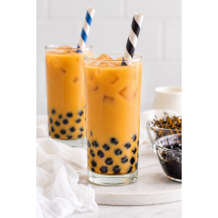 1.560 (26x60 St.) 4 lagige PAPIER BUBBLE TEA Trinkhalme -...
